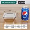 304 Stainless Steel Commercial Food Sample Storage Box with Lid