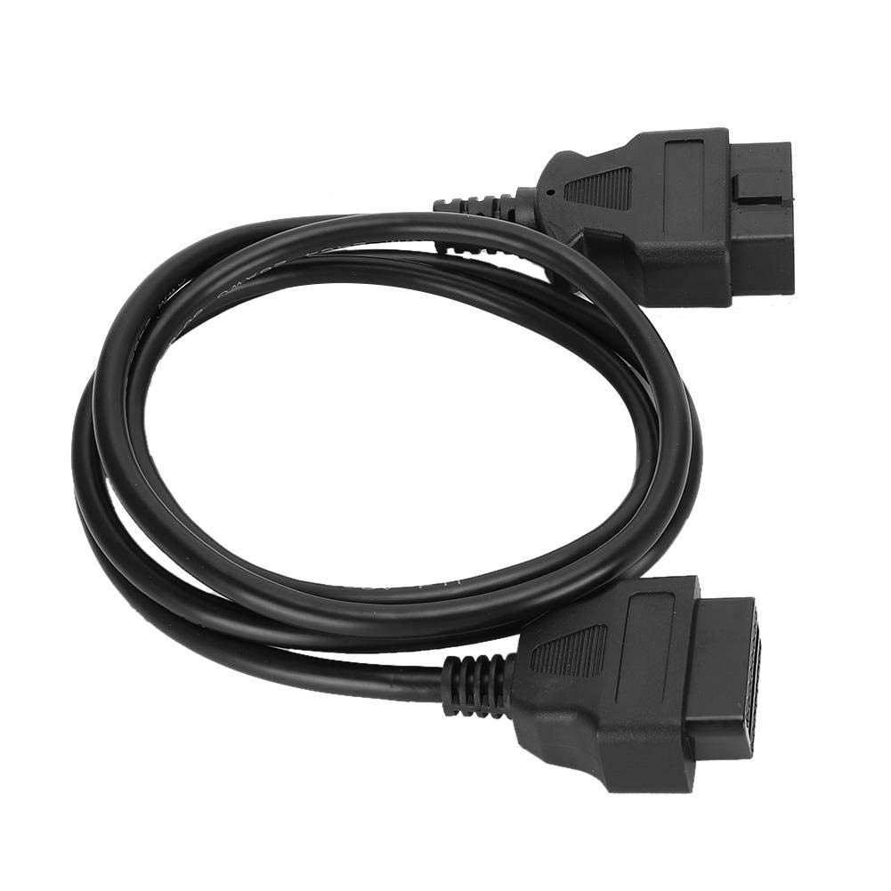 Gorgeri Diagnostic Connector, 1.5m/4.9ft OBD2 16Pin Male To Female Extension Cable Diagnostic Adapter Connector
