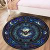 Bat Retro Round Area Rug,Carpet Rug for Living Room Bedroom Sofa Playroom Decor,Non-slip Floor Mat100