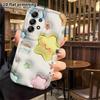 Phone Case: 2D Flat Samsung Galaxy A34 A35 M05 M06 S20 S22 S21 FE Plus 5G Protective Case, Cute Little Stars, Christmas and Halloween Gift