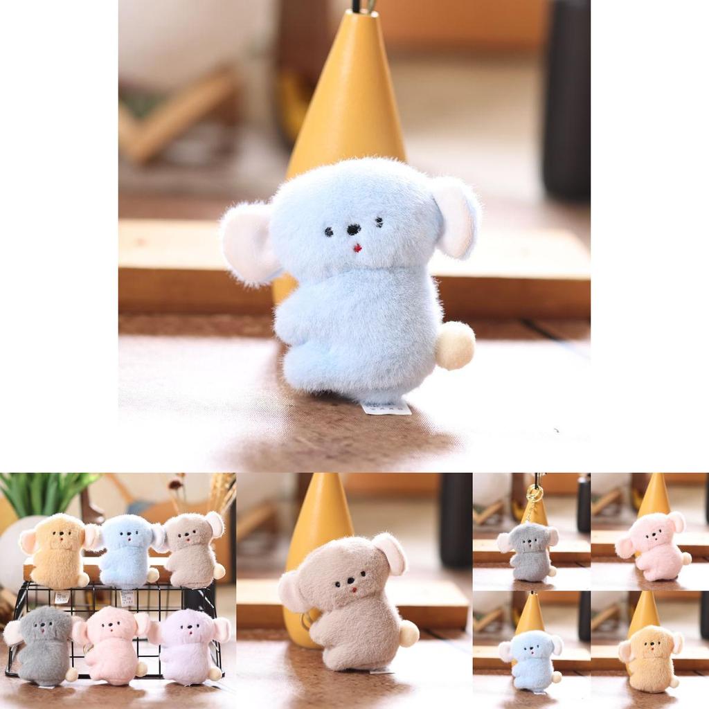 Cute Koala Keychain Plush Toy With Pp Cotton Filling For Bag Decor And Gifts