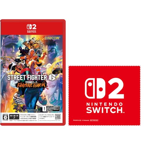 

Street Fighter 6 Роки 1-2 Видання бійців (Вуличний боєць 6) - Switch 2 [Бонус ексклюзивно від Amazon.co.jp] Включає мікрофон з дизайном логотипу Nintendo Switch 2