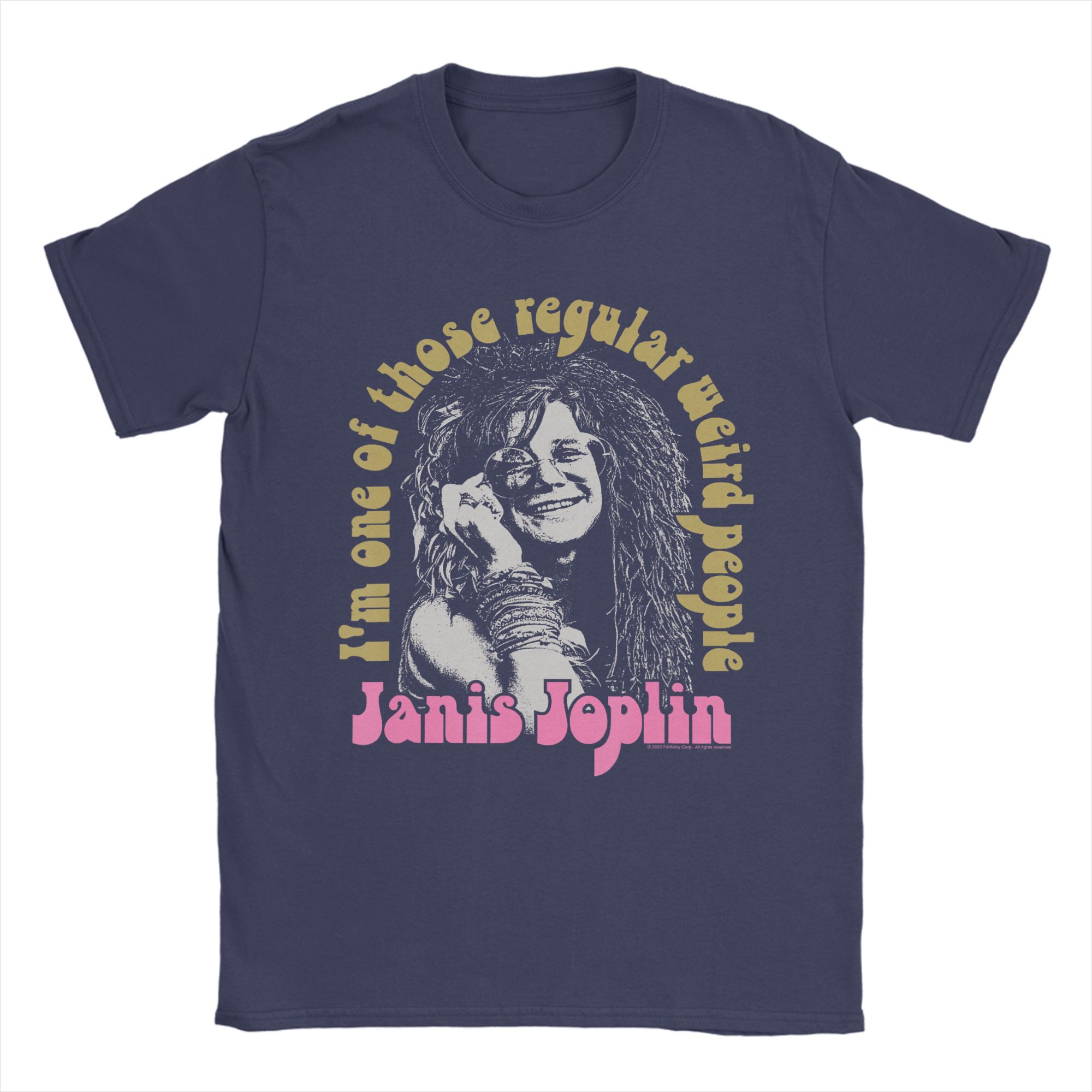 

Janis Joplin One of Those Regular Weird People 100 Cotton T Shirt For Men Summer Vintage T Shirts Big Size Hot Sale Tops 4XL