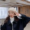 Keep Warm Women Berets Plush Octagonal Hat Elegant Painter Caps  Winter