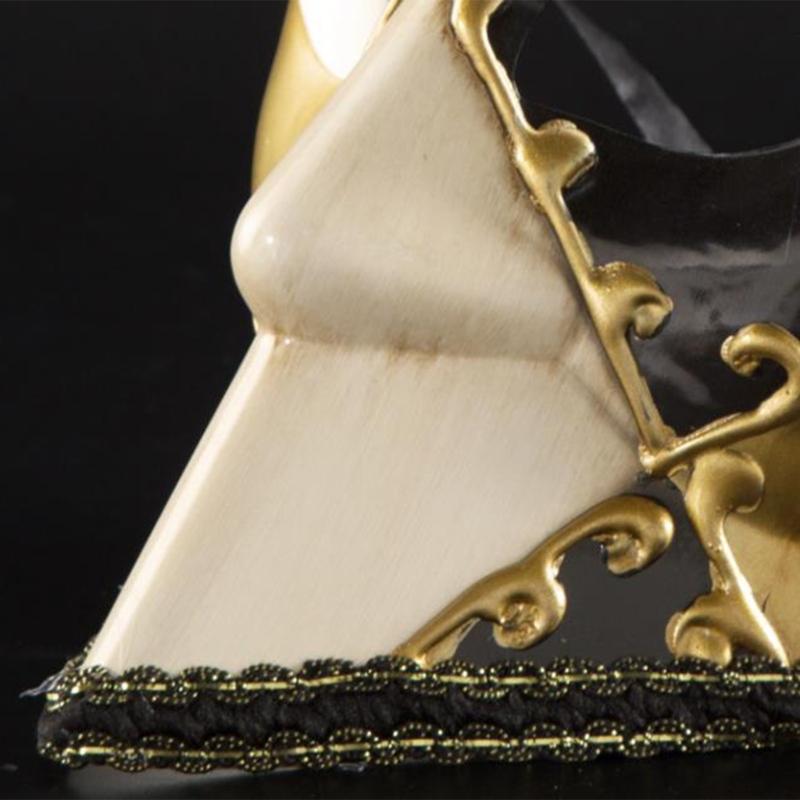 Classical Venetian Mens Masquerade Mask Full Face Lace Trim Phantom Styles Eyemask for Cosplay Costume Parties Accessory