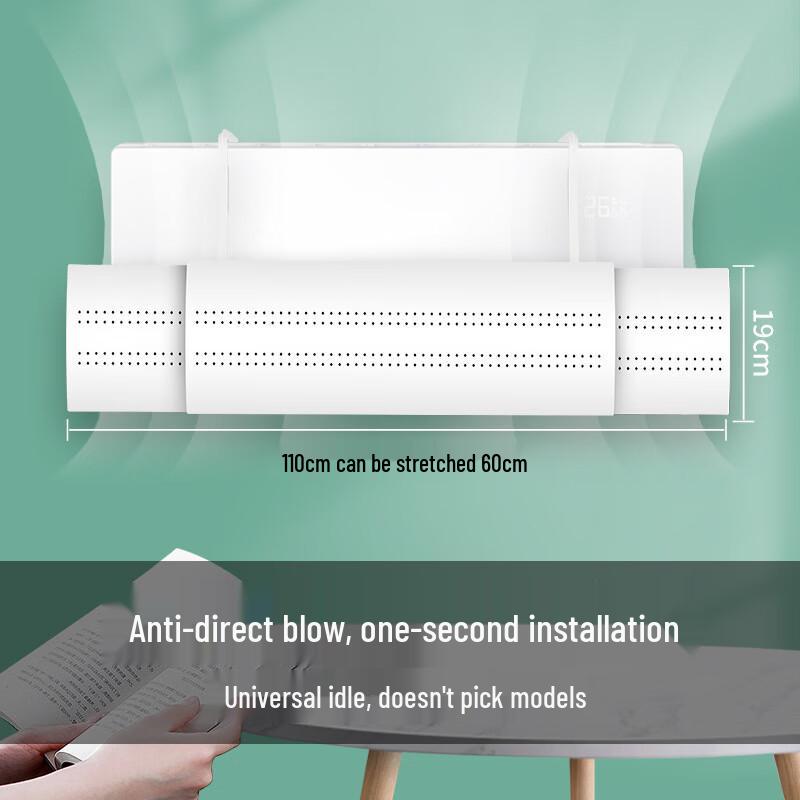 Yuanzu Ret retractable Air Conditioner Deflector 2-Pack