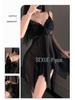 Yi Yue Sexy Lace Nightgown with Removable Lace-up Design - Style 1268