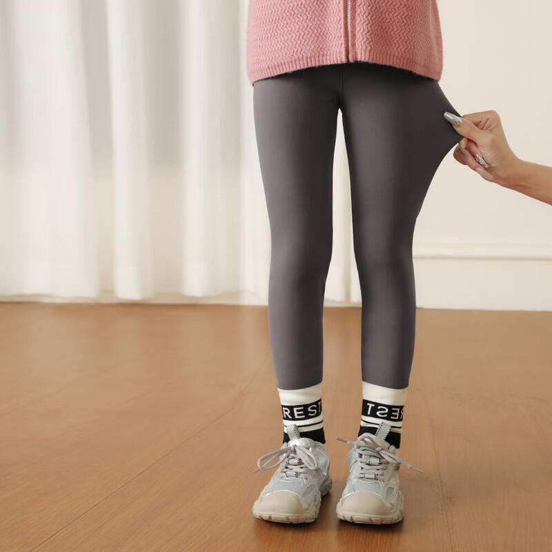LUSON Girls  Elastic Fleece-Lined Leggings 120