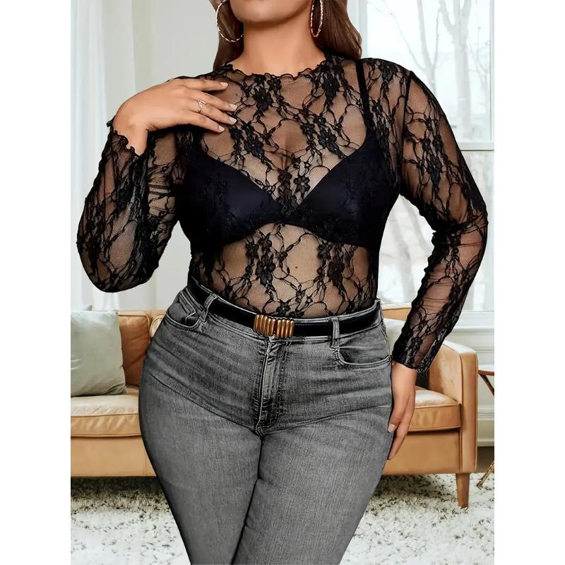 JKASHDK Women's Fashion Casual Spring Autumn Solid Color Print Long Sleeve O-Neck Blouses & Shirts