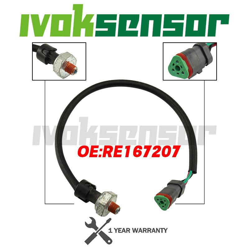 Oil Pressure EOP Sensor Switch Diesel Engine For JOHN DEERE 9146B RE167207
