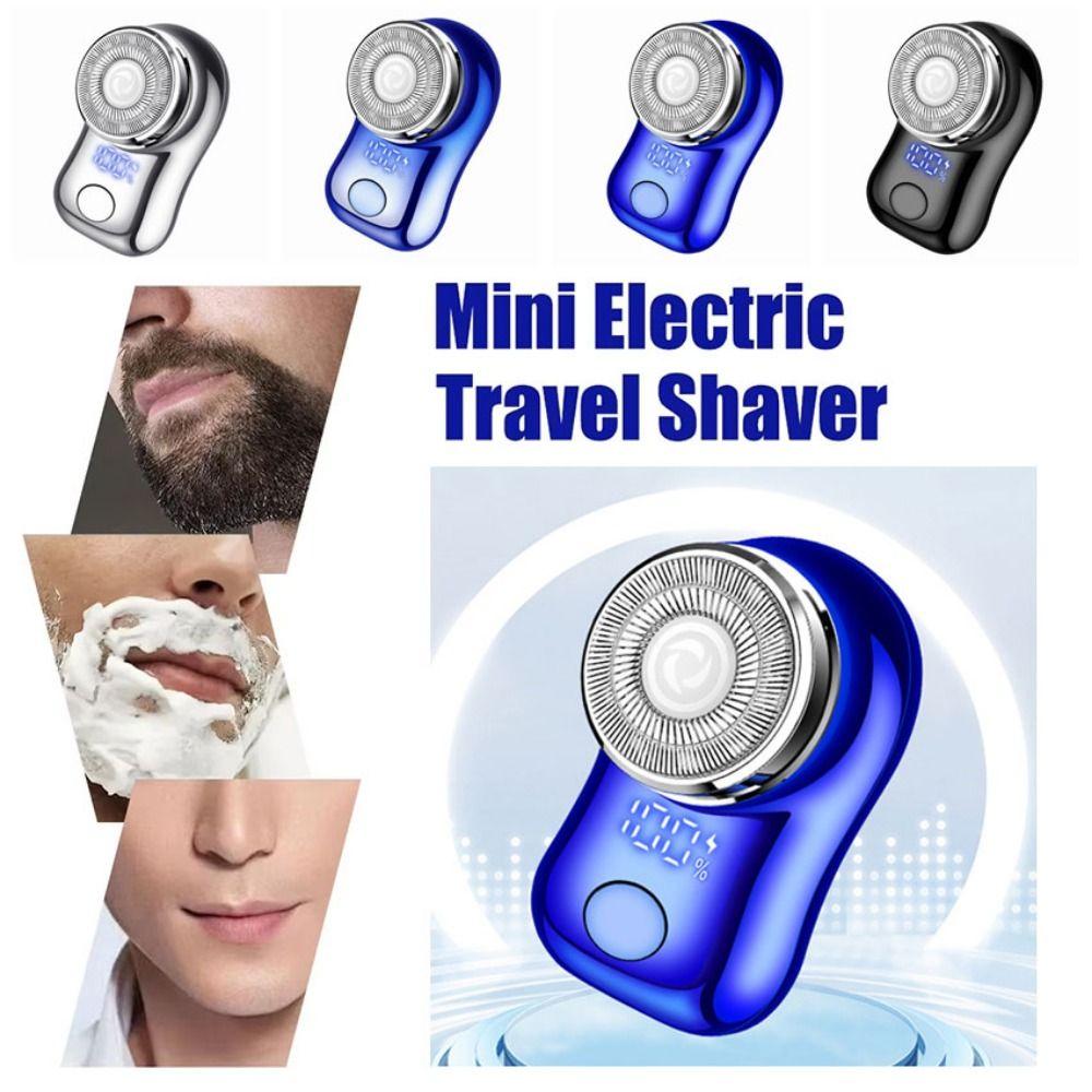 Cordless Mini Electric Shaver Waterproof Men's Beard Trimmer Electric Beard Shaver for Home