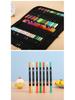 Dual-Tip Washable Watercolor Fineliner Set for Kids - Soft Tip Art Pens
