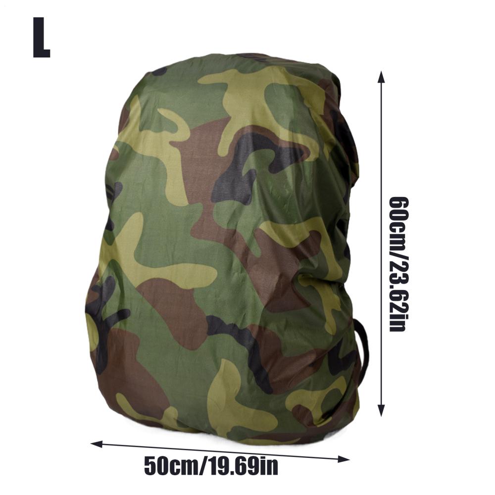 Bike & Hike Rain Cover Waterproof Backpack Protector with Reflective Strips Compact & Tear Resistant for Cycling Hiking