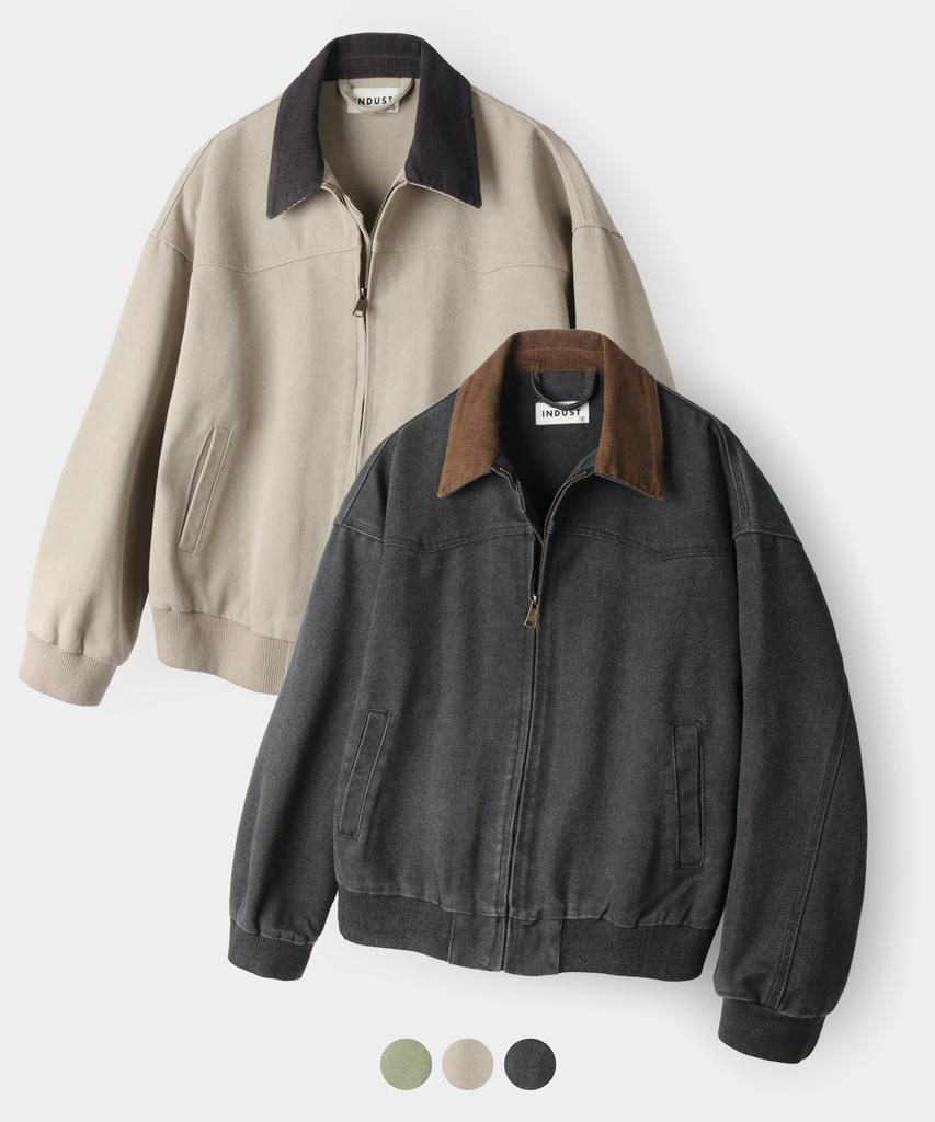 Indust Vtg Washed Blouson_3Color