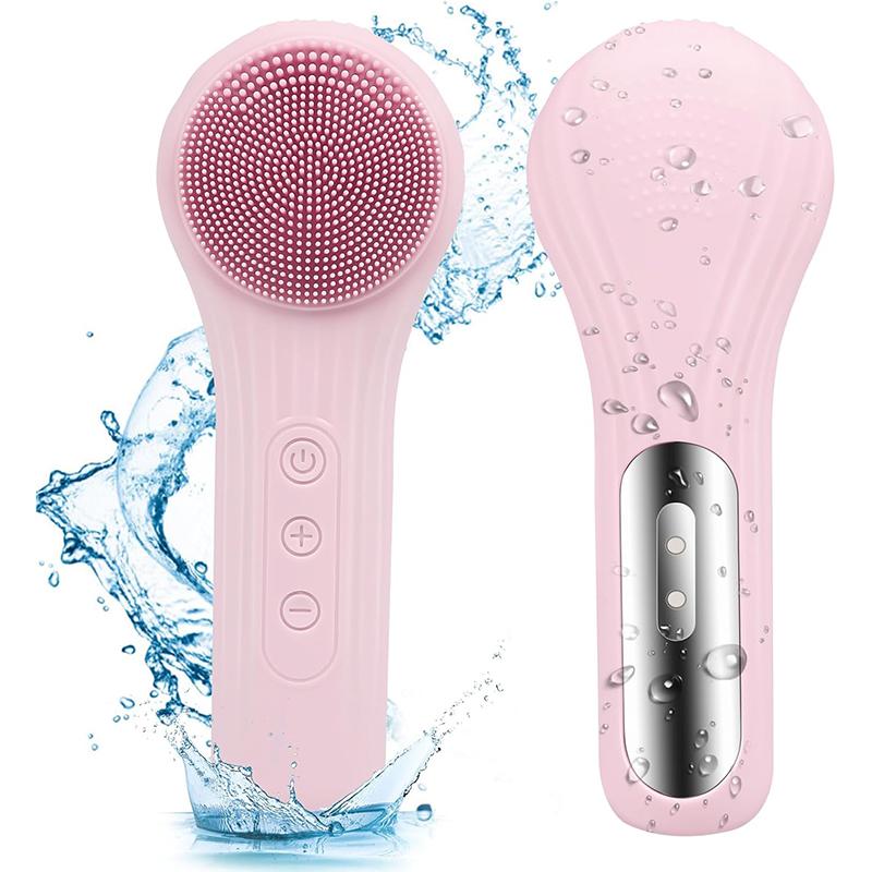 Sonic IPX7 Wasserdichtes Gesichtsreinigungsbürsten-Gerät Gesichtshautpflege Peeling Exfoliator Reiniger Vibrationsmassagegerät Tiefenreinigung