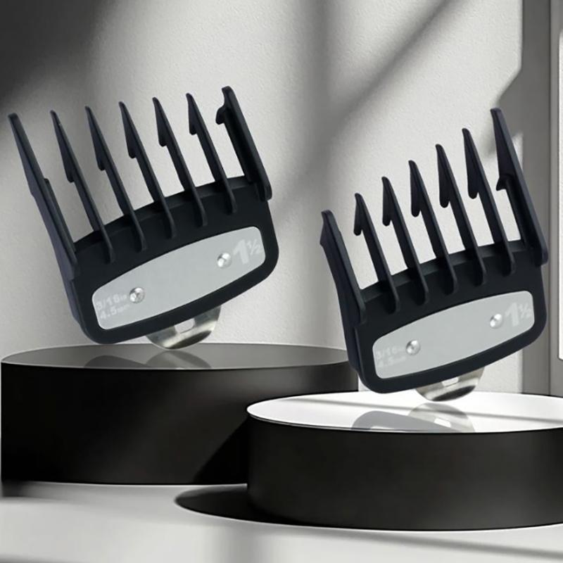 2Pcs Professional Hair Clipper Limit Comb Guide Limit Comb Trimmer Guards Attachment Universal Haircut Tool