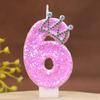 Diamond Number Candle Crown Creative Decoration Birthday Cake Candle Creative Handmade Diy