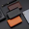 PU Leather Card Holder Luxury Name Card Pocket New Card Case Office
