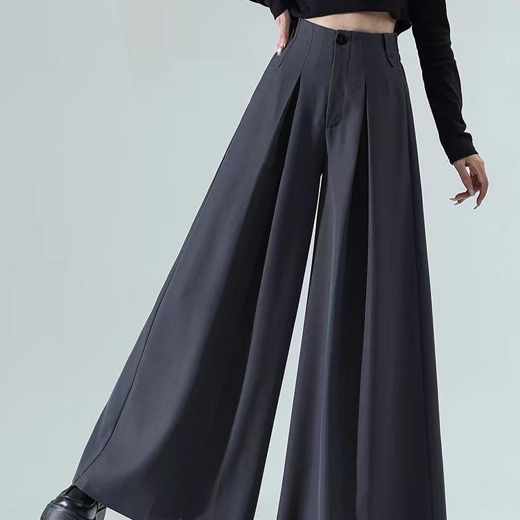Women's High-Waisted A-Line Wide-Leg Culottes - Spring/Autumn 2025 Collection
