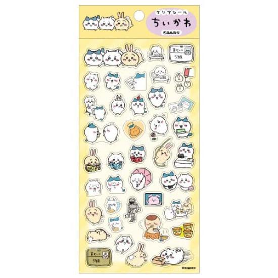 Chiikawa Clear Sticker Fluffy (4)