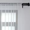 Sheer White Polyester Window Curtains for Light Privacy Protective Home Decoration