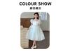Summer Bubble Sleeve Princess Dress for Girls 2026 New Summer Children's Day Performance Skirt, Sweet Style Dress for Adults
