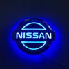Car 5D LED Front Rear Light Emblem Sticker For Nissan GTR NISMO Qashqai Patrol X-trail Tiida Navara Sylphy Juke Teana Skyline