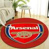 1 st A-Arsenal Tryck Rund Matta Stol Rund Matta Lämplig för Sovrum Vardagsrum Heminredningsmatta