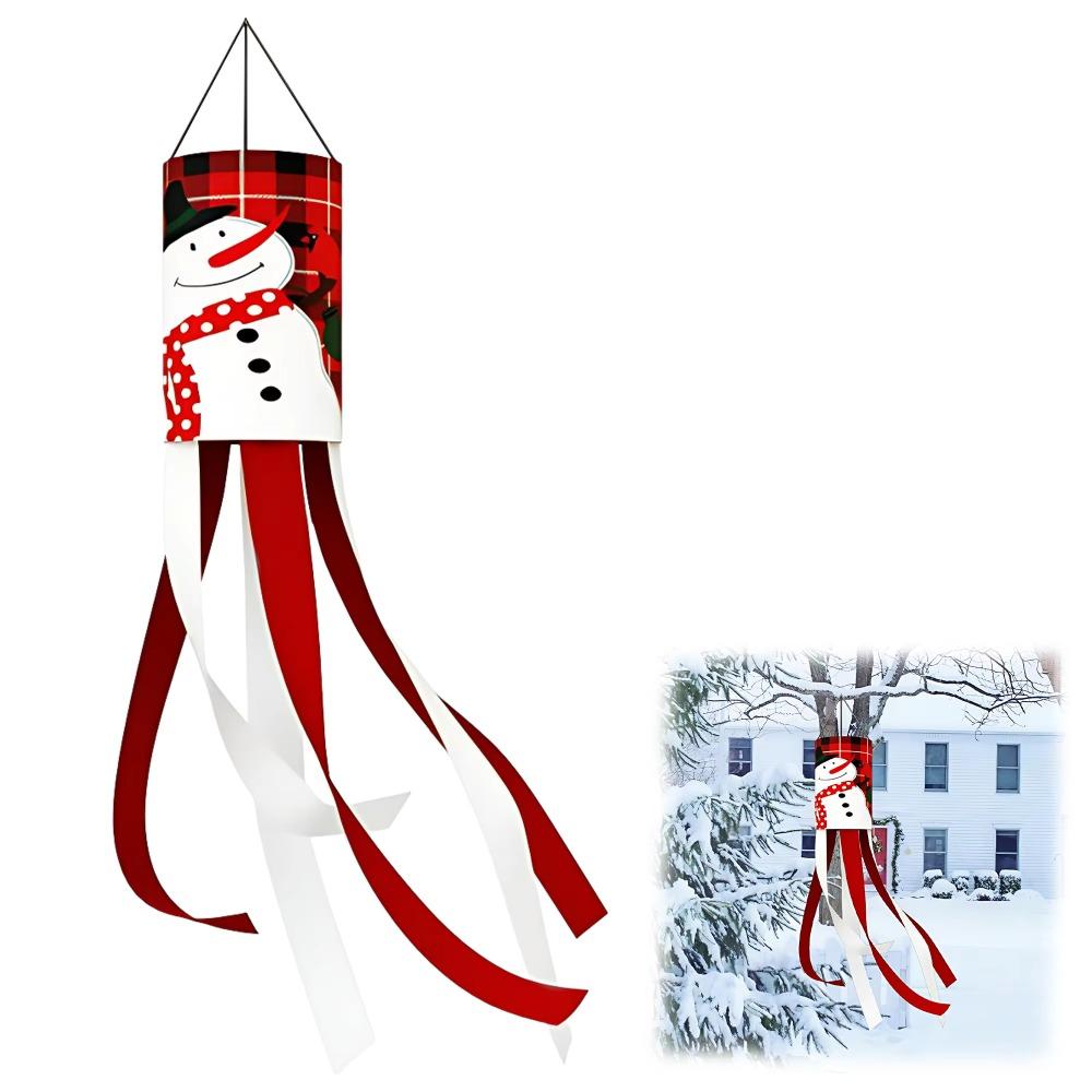 

Scratch-proof Hanging Flag Ornament Polyester Print Windsock Flag Home Front Door