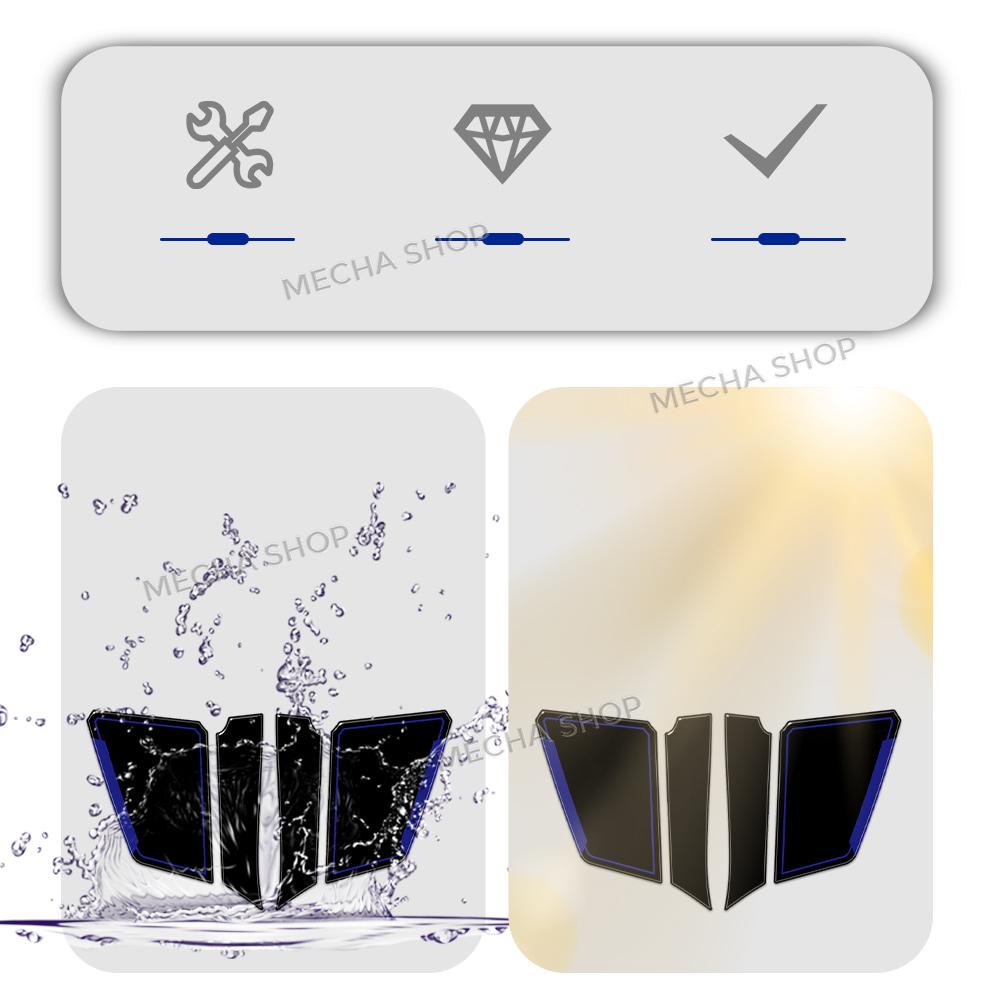 For XMax 300 XMAX125 Sticker Accessories 2023-2026 Side Tank Pad Sticker Protection Kit Waterproof Decal