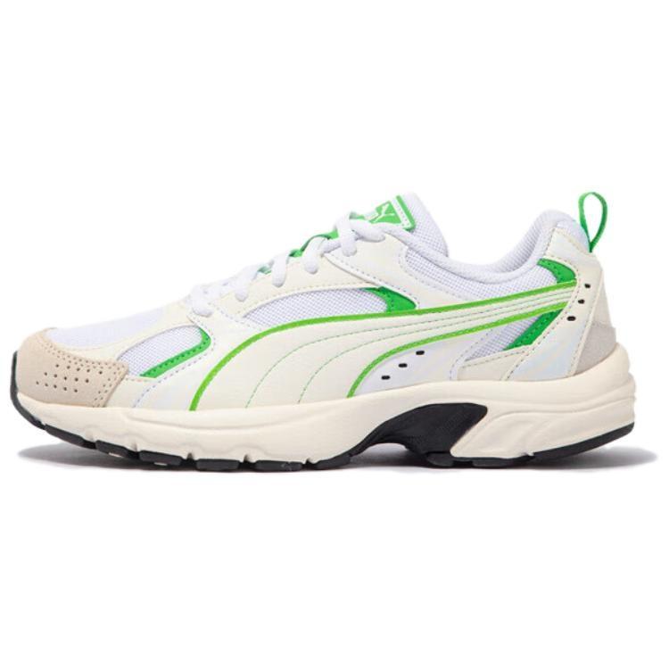 PUMA Milenio White Green Men s 402113-03 EU 37