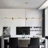 Moderní minimalistické závěsné svítidlo LED pásky Závěsná lampa Lustr Osvětlovací těleso pro kuchyňský bar Jídelní stůl