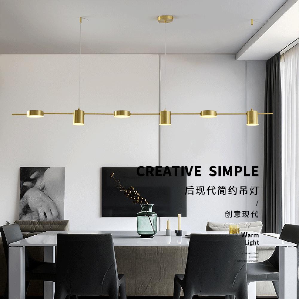 Moderní minimalistické závěsné svítidlo LED pásky Závěsná lampa Lustr Osvětlovací těleso pro kuchyňský bar Jídelní stůl