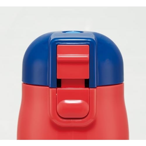 Skater Children's Water Bottle, 2-Way, 470ml (Direct Drinking) or 430ml (Cup Drinking), Thomas the Tank Engine Design, Stainless Steel, Insulated, Lig