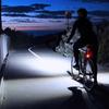 Solar Bike Light Headlight 1200mAh USB Rechargeable Display Bicycle Flashlight Front Lamp For Mountain And Road Bikes