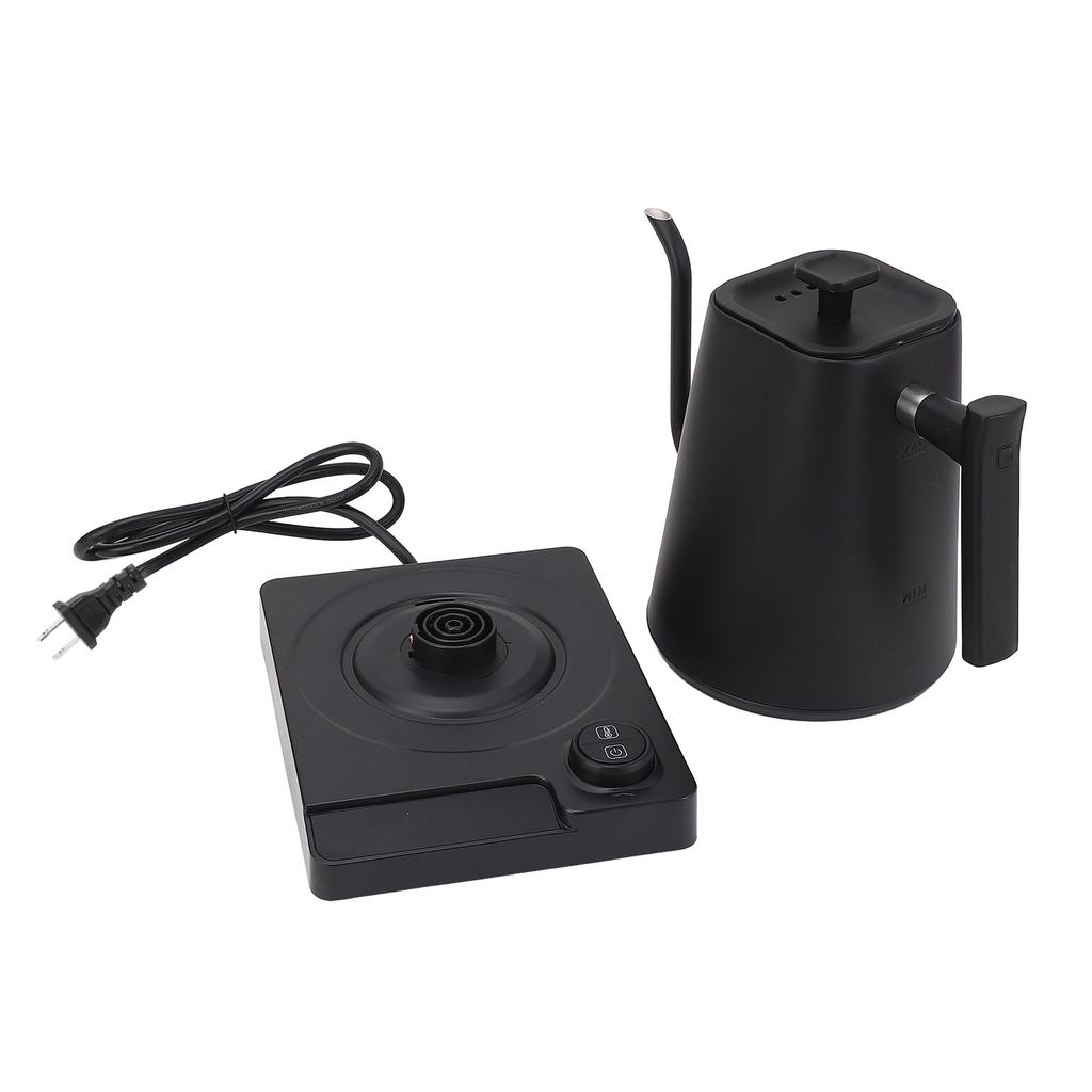 Gooseneck Electric Kettle Temperature Control 304 Stainless Steel LED Screen Pour Over Coffee for