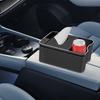 Car Console Organizer Car Organizer Tissue Holder USB Rechargeable Storage Organizer With Ambient Light Tissue Box Cell Phone