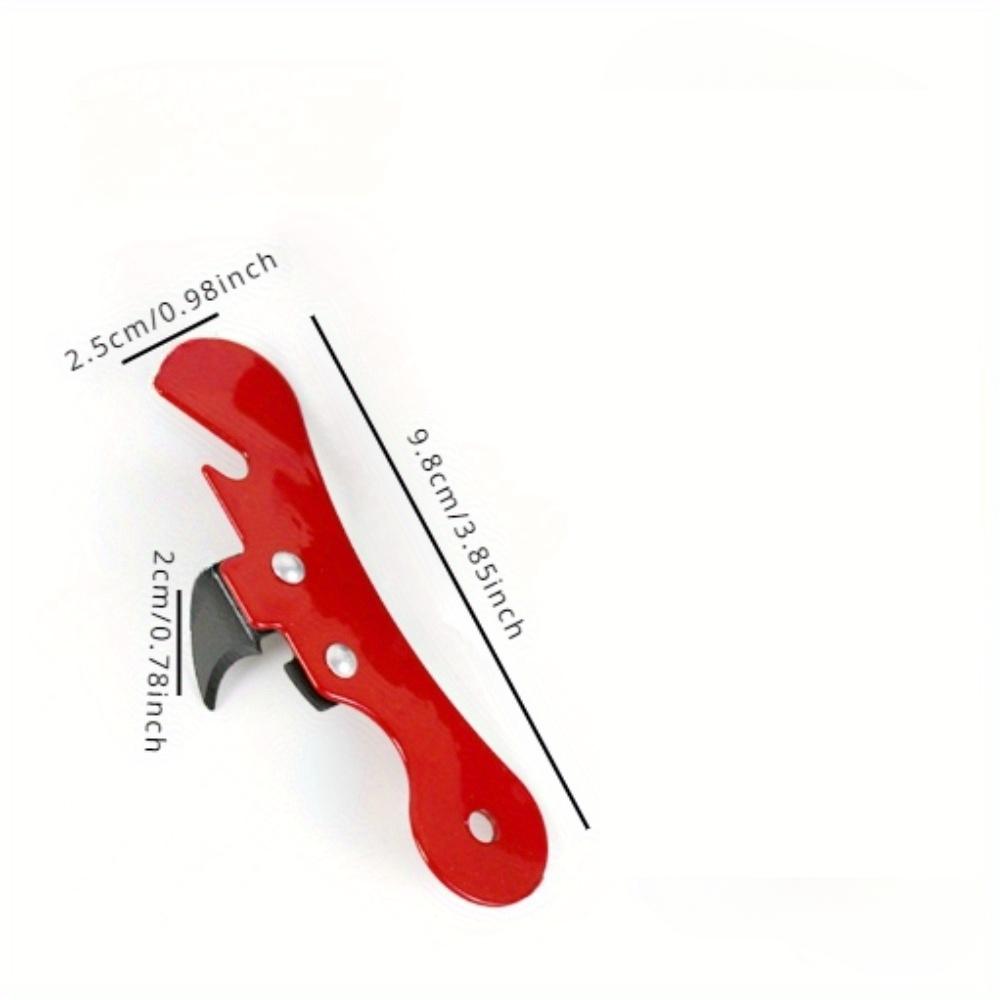 1pc Multifunctional Bottle Opener Stainless Steel Safety Side Cut Manual Can Opener Ergonomic Can Opener Wine Accessories