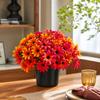Artificial and Potted Flower Arrangement for Fall Home Decor, Dining Table, Living Room, Bedroom and Outdoor Garden