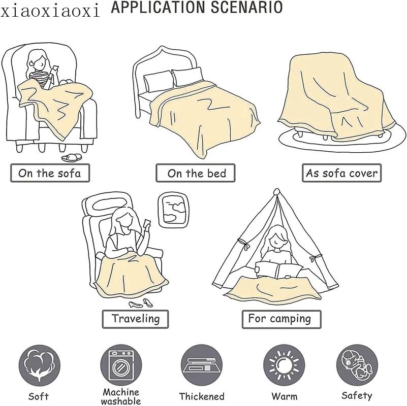 Anime JoJo Bizarre Adventure Flannel Blankets Print Child Adult  Throws Blanket Sofa Travel Teen Student Blanket