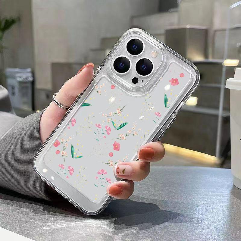 INS Small Floral Flowers Soft Silicone Phone Case For Xiaomi Redmi Note 14 13 12 Pro Plus 12S 11S 11 10 Redmi 12 13C Clear Cover
