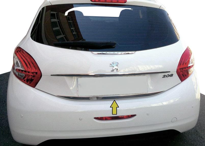 

Край багажника (нерж.) для Peugeot 208 2012-2019 рр.