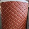 100x155cm Tessuto Trapuntato Ecopelle Ricamo Tessuto per Rivestimenti Tetto Auto Comodino Pelle Porta Spugna Bordatura Decorazione