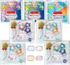 MegRhythm Steam Hot Eye Mask Assortment Masks X 4 Gift Bag (Rose, Chamomile, Menthol) [3 Sets] (Serves 4) (Flower) Packaged! [Set]