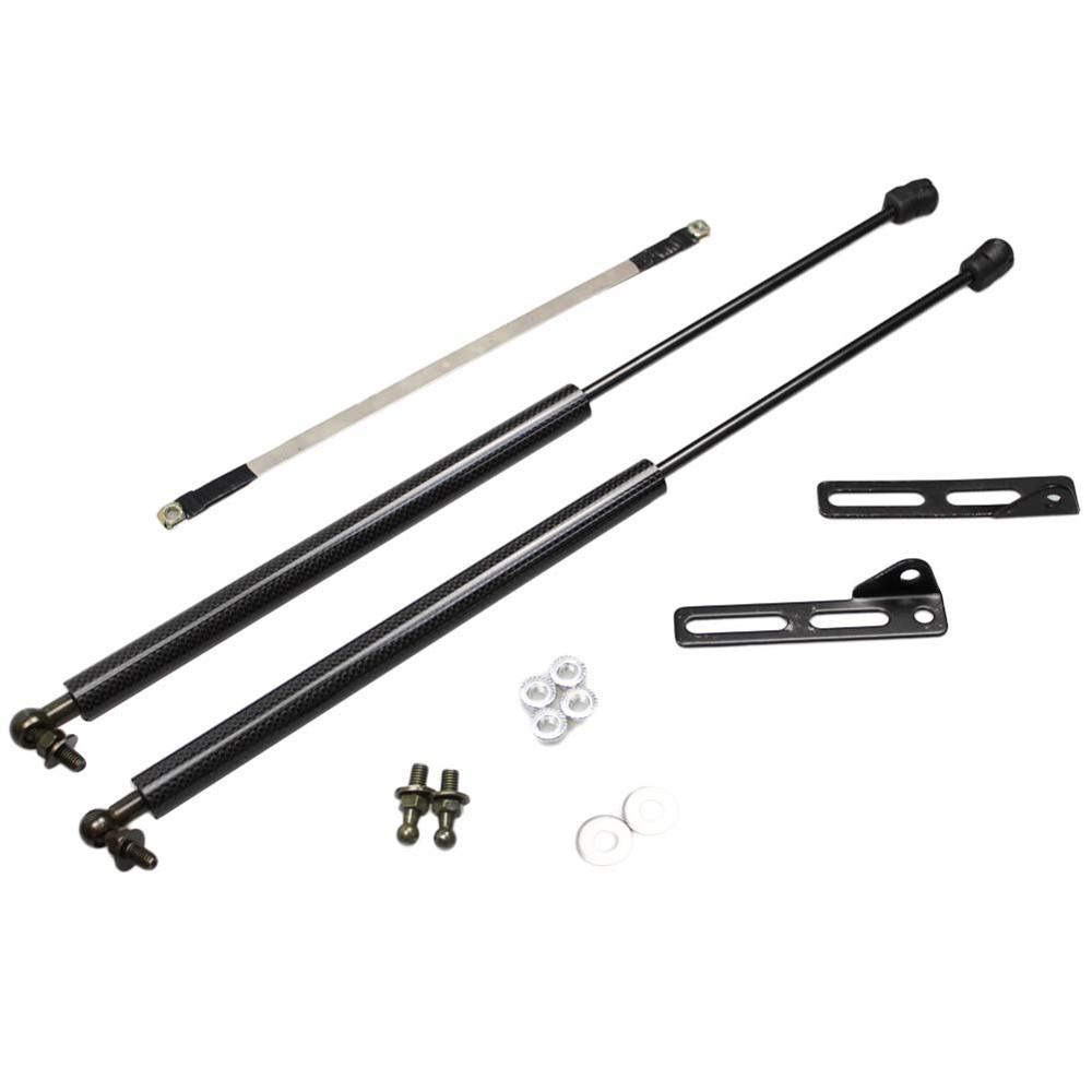 Hood Struts For Peugeot 308 II T9 2013-2021 Front Bonnet Modify Gas Spring Prop Lift Support Carbon Fiber Damper Piston Rods Bar