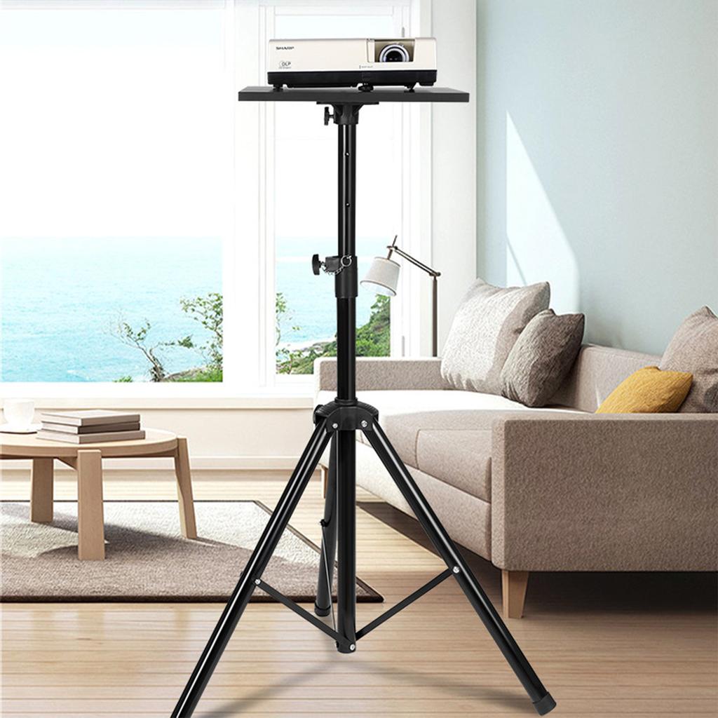 Projector Stand Assembly Floor Home Tripod with Tray Projector Bedside Vertical Bracket Can Be Raised and Lowered