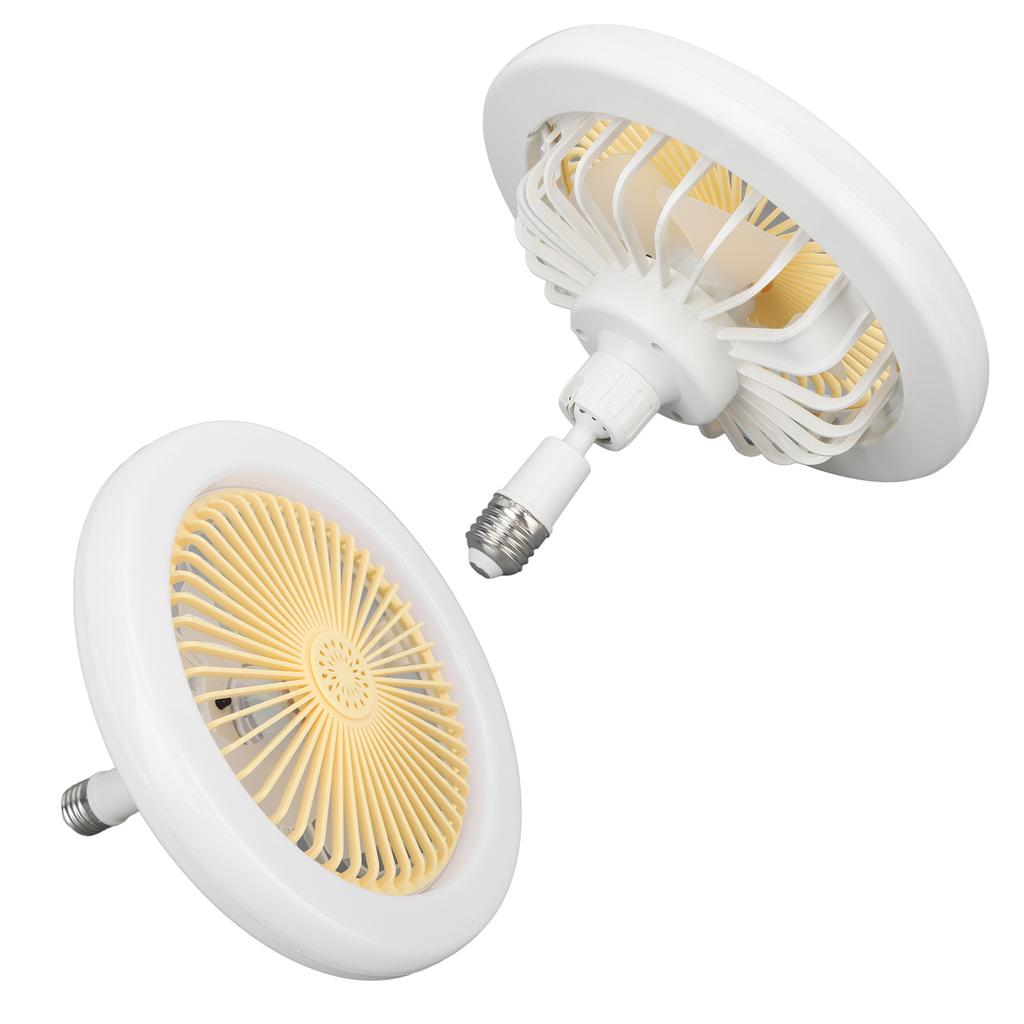 30W Light Fan 9.8in Small Aromatherapy Noiseless Ceiling Fan Light E27 LED Fan Light 86‑265V