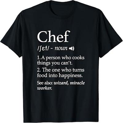Chef Cooking Apparel Definition Sweat T Shirt Kitchen