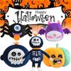 Adorable Halloween Plush Doll Featuring Skeleton Reaper Bat Zombie Pumpkin Spider