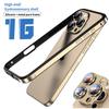 Protetor de Lente de Câmera Bumper Capa Case Titânio Deserto Para Para Iphone 16 Pro Max 1 Plus 14 13 Mini 12 11 SE 8 Proteção